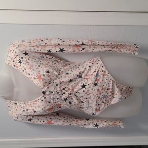 Star printed bodysuit
